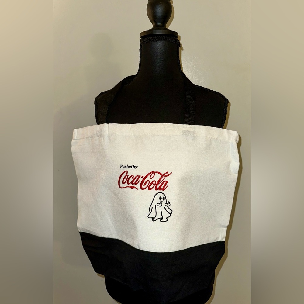 Coca-Cola White Apron with Ghost Design